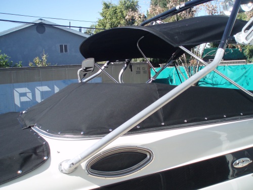 Custom Boat Cover with Snaps