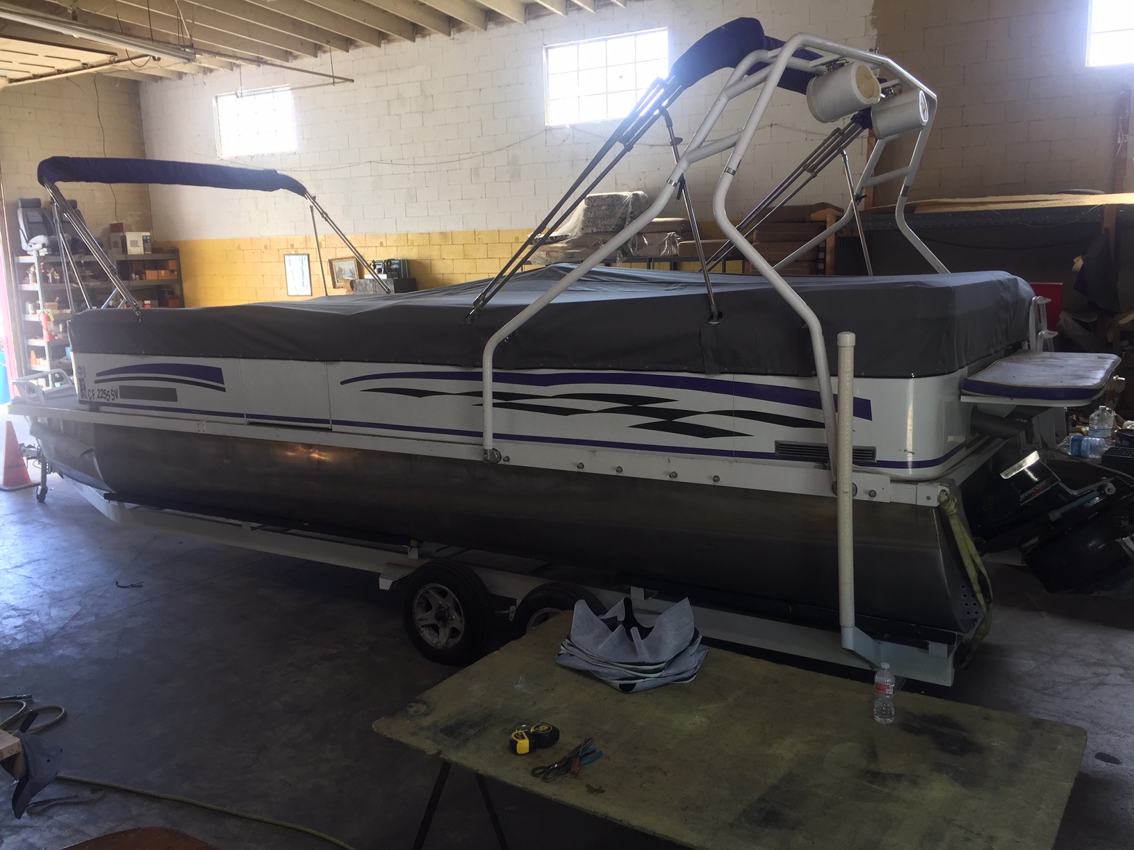 Pontoon Snap Boat Cover